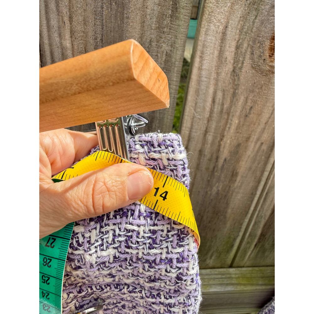 Zara Lilac Bouclé Tweed Skirt Set | Cropped Jacket - Picture 10 of 12